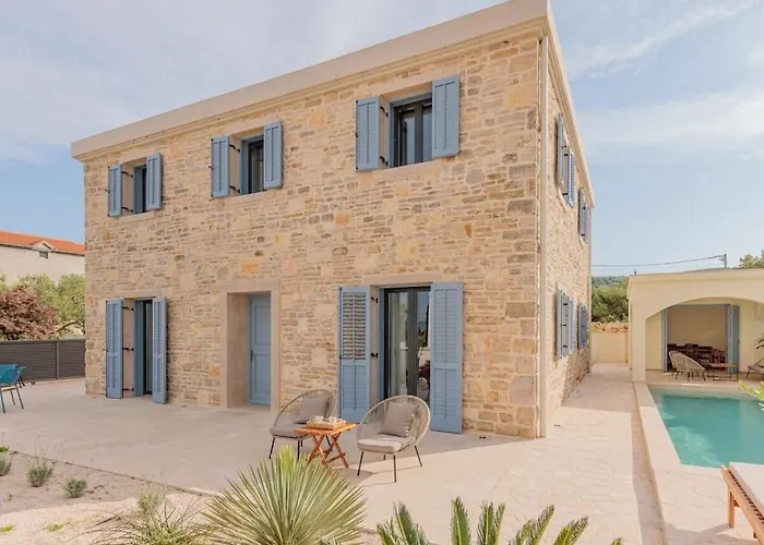 Seafront Adriatica With Pool ヴィラ Dobropoljana